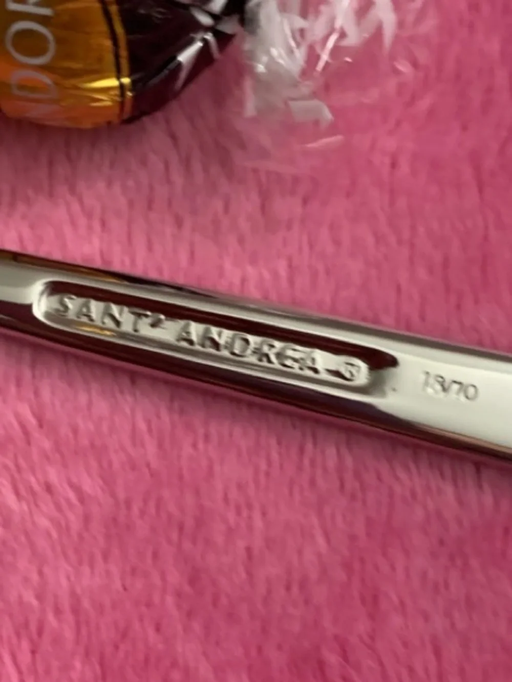 Oneida's SANT ANDREA Quantum pattern S/6 Large Spoons 18/10 SS NWOT